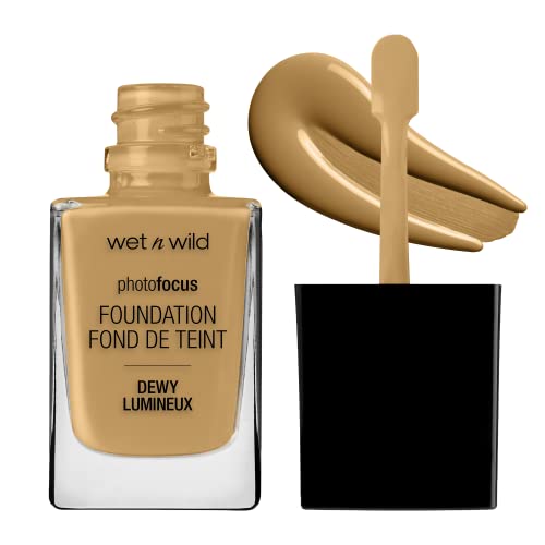 Wet N Wild 1111530 Photo Focus Dewy Liquid Foundation Makeup, Caramel cover
