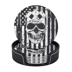 Us Flag Soccer Skull2