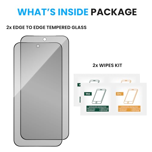 Image of FIRST MART Military-Grade Matte Anti-Glare Tempered Glass for Vivo X200 FE and X300 (6.59 Inch) With Installation Kit | Edge to Edge Coverage |Anti Glare, Bubble-Free [2 Pack]