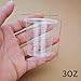 Cynohesta 200 pcs Mini Plastic Shot Glasses Disposable Small Cups，Clear Communion Cup for Sample Tasting,Little 1oz-1.5-2-3 Ounce Mouthwash Cups Tiny (200, 0.75OZ)
