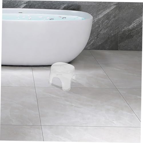 Repose pied de spa transparent et tabouret de douche antidérapant