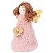 SOIMISS Angelo Albero di Natale Ornamento di Natale Angelo Puntale' Albero di Natale di Colore Rosa della Peluche del Pendente di Angelo Cupido Albero di Natale Appeso Decorazione di