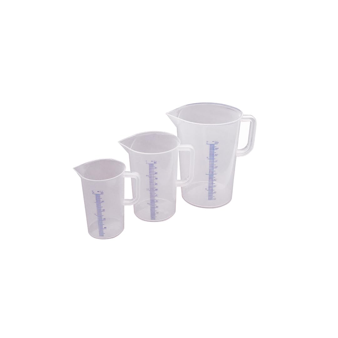 DE BUYER, Bote Graduado DE PLASTICO ALIMENTARIO 5 L,5 L-4021.50N