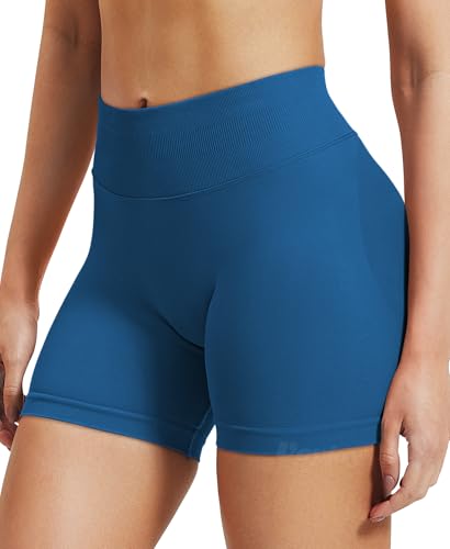Image of VOYJOY Women Workout Impact Shorts 2.5 inch / 3.6 inch / 4.5 inch / 6 inch Scrunch Butt Booty | Tummy Control, High Waisted, Bike Short, Gentle Compression, for Women