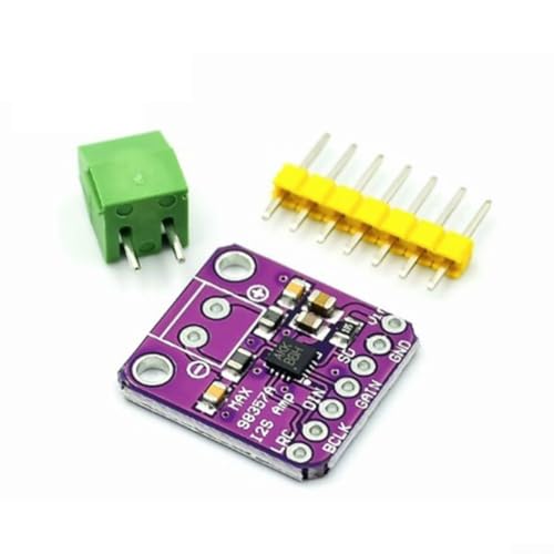 MAX98357 I2S Audio Modul für DIY Audio Builds und Professional Audio Engineering mit Unterstützung für mehrere Audioformate (nicht geschweißt)
