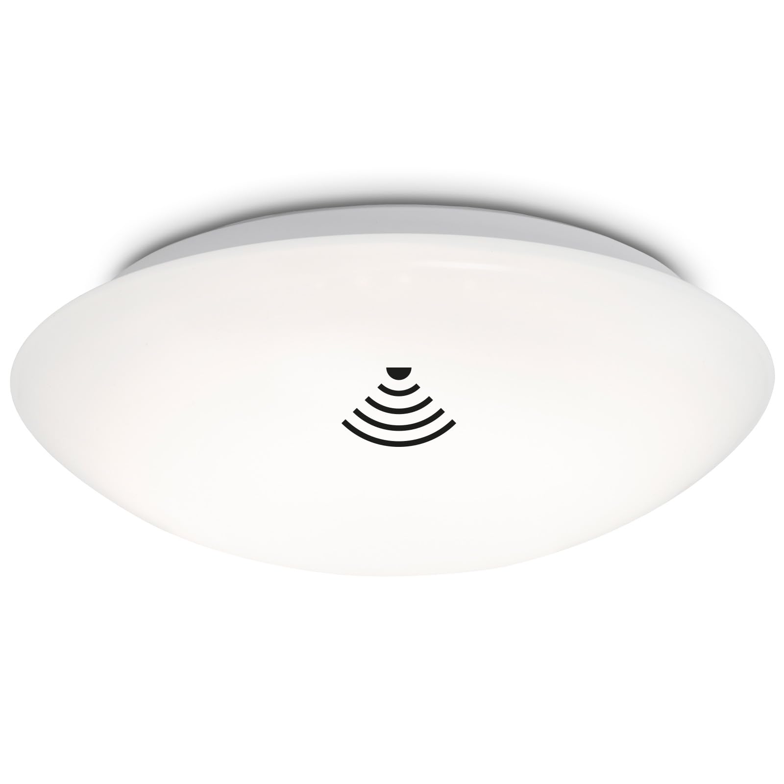 Briloner White 15W LED Ceiling Light - Motion Sensor - Daylight Sensor - IP44 Rated - 4000K Neutral White