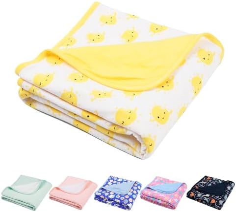Supersoft Baby Blankets for Girls Boys, Rayon Made from Bamboo Baby Quilt - Breathable & Hypoallergenic Blanket for Bedding Crib Stroller 30