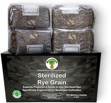 MycoHaus Mushroom Growing Kit with Injection Ports | Magic Indoor Grow Bags for Mushrooms | Home Cultivation Supplies | Without Spores | 1 Pound (12 Pack)