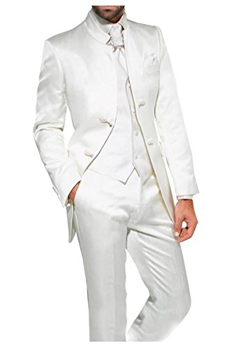 Suit Me Uomo Abito 3 parti stand-up collare festa