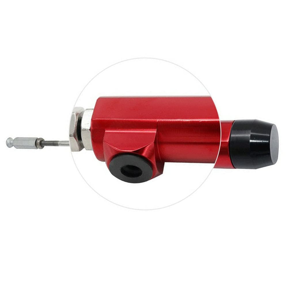 Pompe de frein d'embrayage hydraulique universelle en alliage d'aluminium pour véhicule tout-terrain de moto ATV, pompe de frein à levier de maître-cylindre d'embrayage hydraulique CNC, rouge
