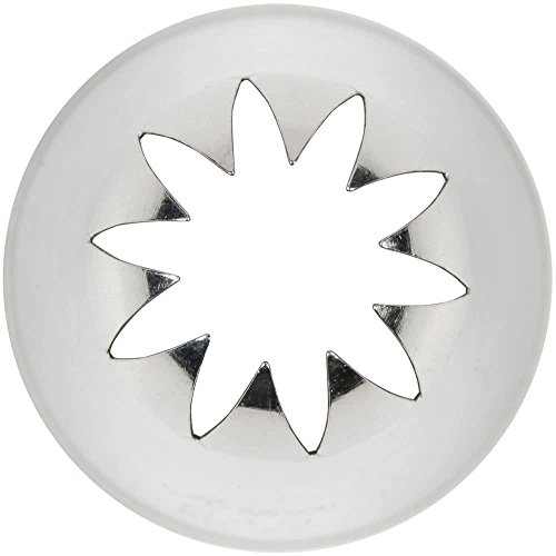 Ateco # 849 - Closed Star Pastry Tip .69'' Opening Diameter- Stainless Steel By Ateco #TOP2