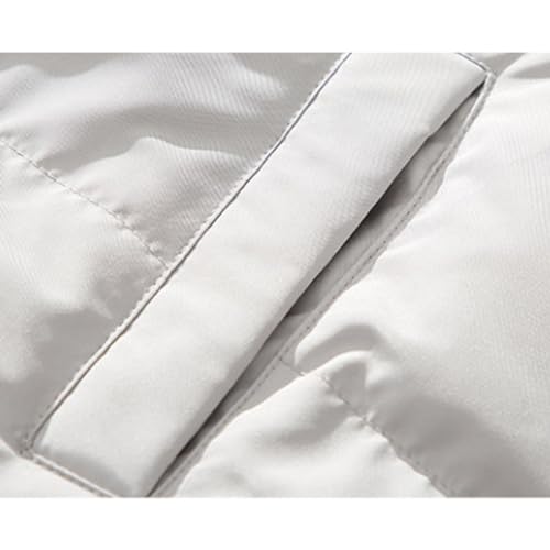 HZCX FASHION Mens Quilted Puffer Bubble Jacket Waterproof Stand Collar Winter Thicken Coat4