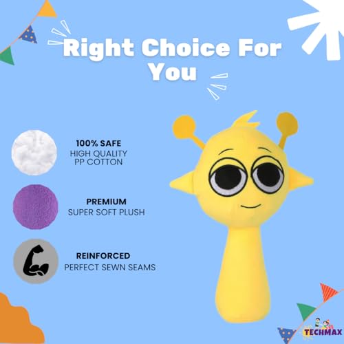 Image of Yellow Sprunki Plush Toys