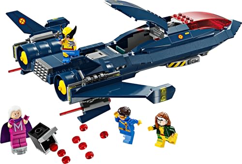 | Marvel X-Jet di X-Men, Aereo Giocattolo per Bambini e Bambine da 8 Anni in su, Modellino da Costruire di Aeroplano con Minifigure di Supereroi, Regalo per Ragazzi e Ragazze 76281 - Lego - Immagine 9