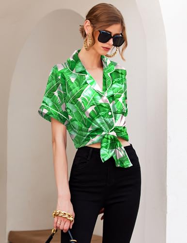 Image of Ekouaer Silk Pajamas for Women Short Sleeve Sleepwear Soft Button Down Loungewear 2 Piece Satin Pjs Shorts Set