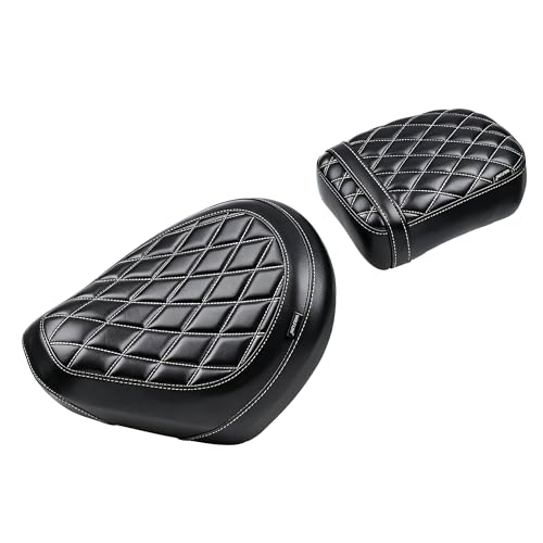 Siège de moto CMX1100 Rebel passager coussin noir coutures grises