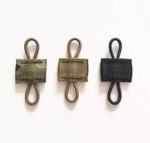 SUNSNOW3x Tactical Molle Ribbon Buckle Retainer Binding for PTT Antenna Stick Pipe