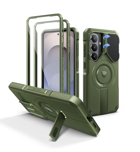 Dexnor Samsung Galaxy S26 �p �P�[�X �J�����J�o�[&�����\�L�b�N�X�^���h&�����X�N���[���v���e�N�^�[ �}�O�l�b�g�� �ϏՌ� �o���p�[�P�[�X �R�p�����h��J�o�[