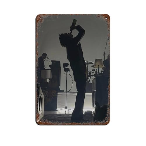 Matty Healy - Plaque en métal vintage pour pub, club, café, bar, maison, décoration murale - 20 x 30 cm