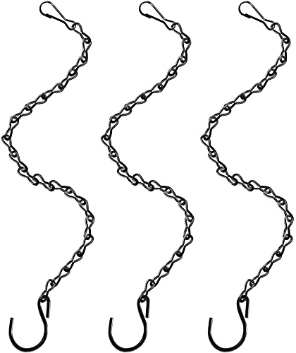 XDW-GIFTS Hanging Chain For Bird Feeders, Planters, Fixtures, Lanterns, Suet Baskets, Wind Chimes,Outdoor/Indoor Use 4 Pieces 25 Inch Hanging Chain - View #4