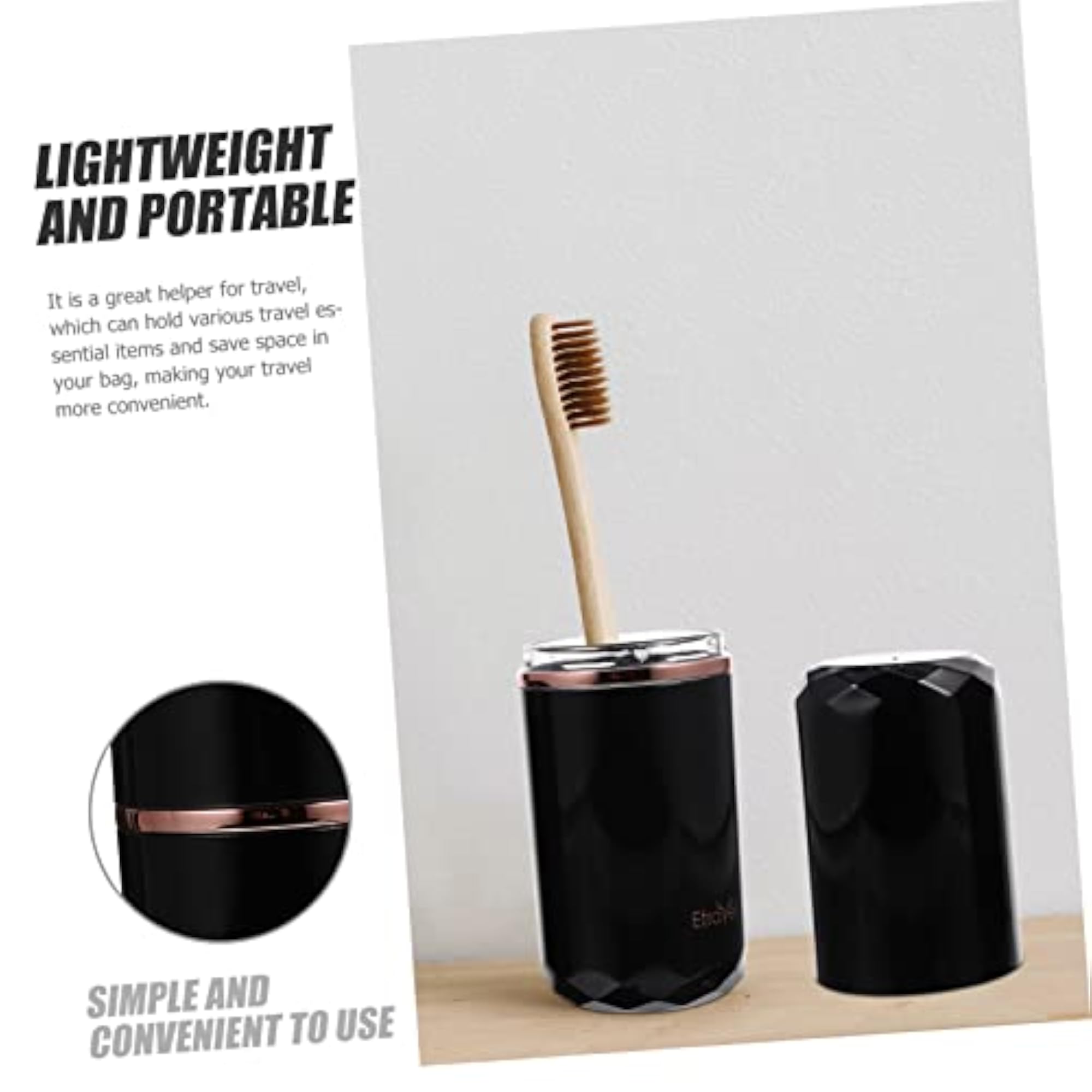 Box Travel Wash Cup, Light Luxury Travel Kit