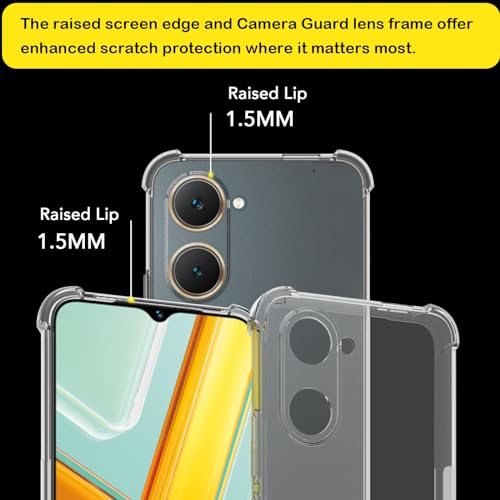 Image of CoverLine Back Cover Shockproof Silicone Protective Back Case for vivo Y18 -Transparent