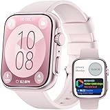 スマートウォッチ 2026年進化モデル 通話機能 メッセージ着信通知 睡眠記録 活動量計 123種類運動モード 1.9インチ大画面 IP67防水 日本語表示 AIアシスタント機能付き iPhone対応 アンドロイド対応 Smartwatch レディース メンズ 誕生日/バレンタイン/新年/クリスマスプレゼント ピンク