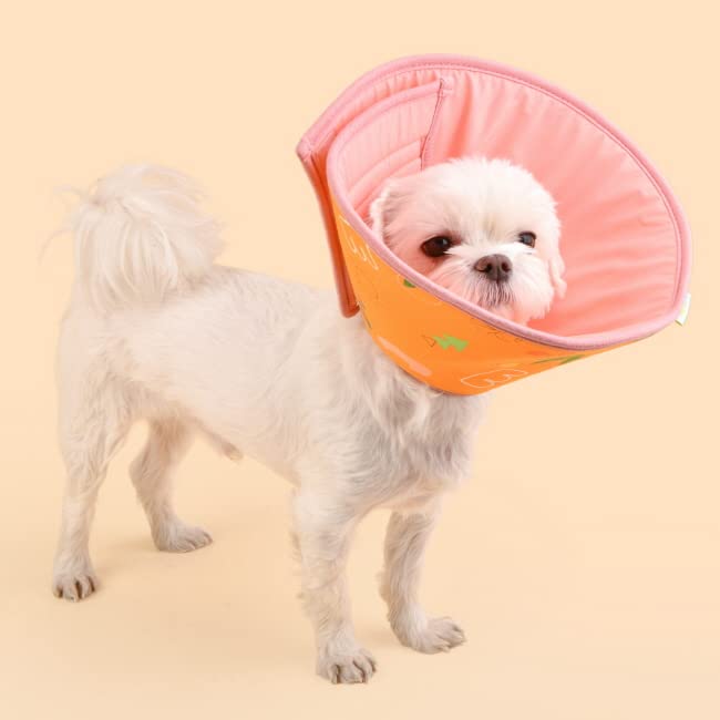 Puppia Natural Pattern Neck Collar Orange S - Image 4