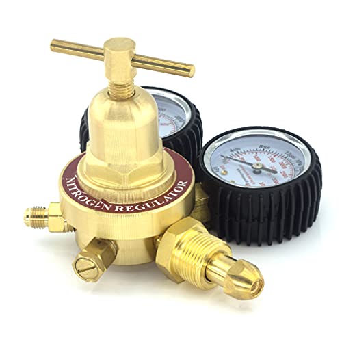 RX WELD Nitrogen Regulator with 0-600 PSI Delivery Pressure Equipment Brass Inlet Outlet Connection Gauges with 6.6Ft… - Image 6