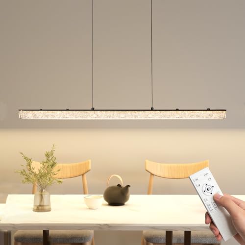 MOUNM Lampadario Soggiorno, Lampada a Sospensione 50W, Lampadari a LED