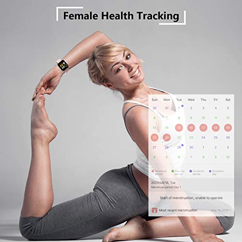 Bingofit 1.54" Full Touch Screen Smart Watch, Waterproof Activity Tracker Sport Watch with Heart Rate Blood Pressure Monitor, Step Calorie Sleep Tracker Fitness Watch Men Women for Android & iOS Phone