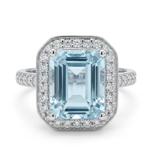 Natural 2.5ct Aquamarine 925 Solid...