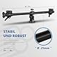 NEEWER 76 cm Stativ Horizontal Zentralachse mit 3/8 Zoll Schraube, Aluminiumlegierung, 360 ° drehbar, 180 ° vertikal, verstellbar, Verlängerung des Stativarms für Makro-Kamera, Luftfotografie