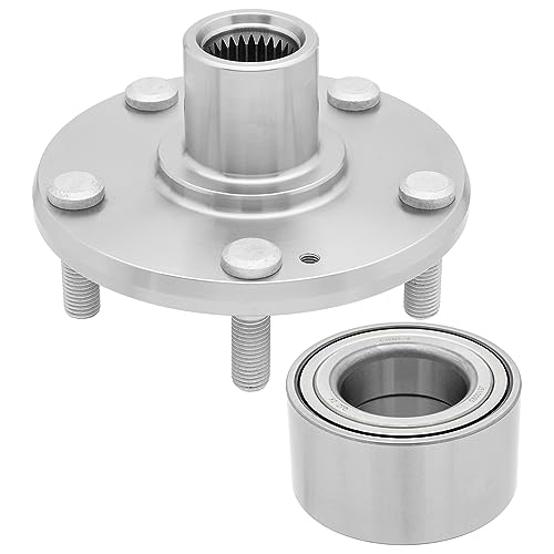 SPK988 & 510093 - Front Wheel Hub & Bearing Compatible with [Hyundai] 2011-2016 Elantra, 2013-2017 Elantra GT, 2012-2017 Veloster, [Kia] 2014-2017 Forte, 2014-2016 Forte Koup, 2014-2016 Forte5 by QJZ - Used condition - US$72.06