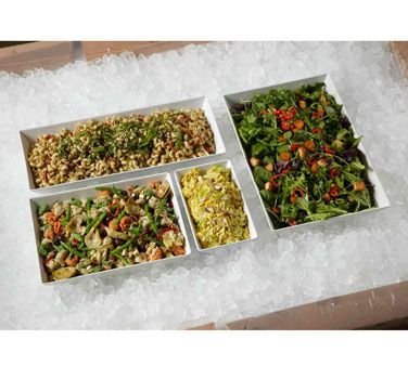 American Metalcraft MLRP19 Bowls, 7.95" Length x 19.6" Width, White