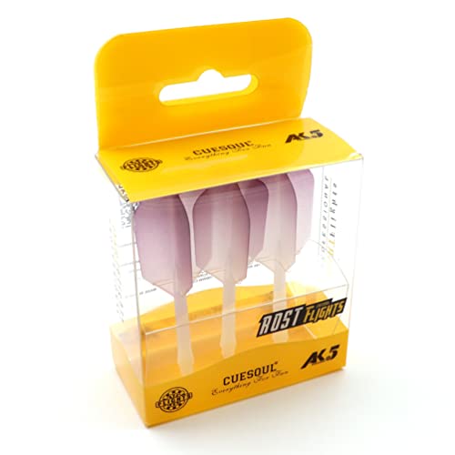 CUESOUL Integrated Dart Shaft and Flights slim Shape,Graduated Color,Set of 3 pcs