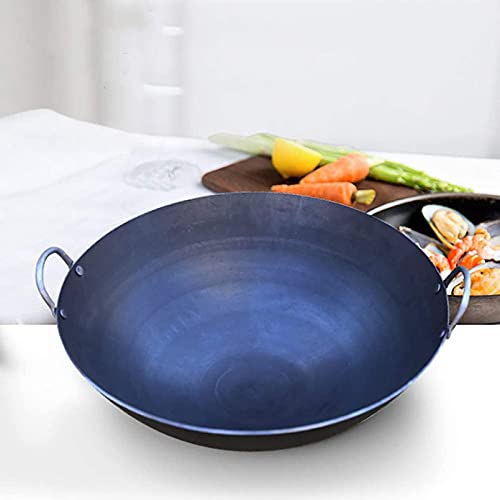 Wok grande de hierro fundido 55 cm miniatura 4