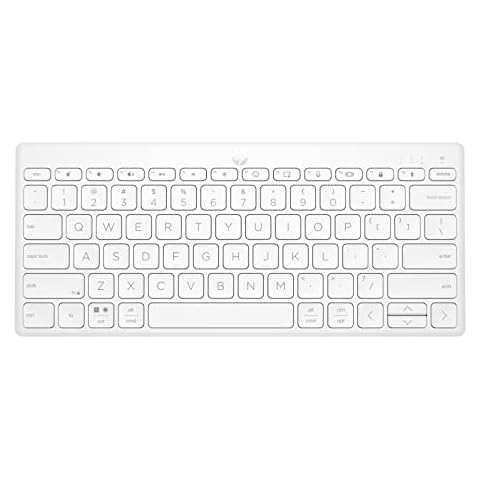 HP 350 Compact Bluetooth Keyboard with Emoji Keys Cover