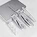 Thick Nail Clippers with Catcher, Full Anti-Splash Nail Clippers for Men & Women, Wide Jaw Opening Toenail Clippers for Seniors, Adult Fingernail Cutter & Toe Nail Clipper Catch All Nail Clippings