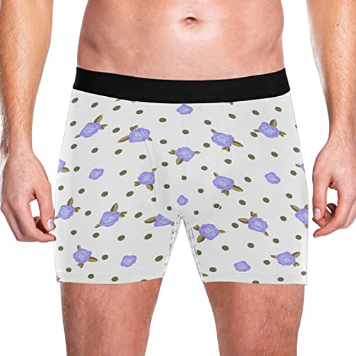 Bóxer para hombre calzoncillos pack de 2 ropa interior elástica transpirable Vnurnrn morados 2