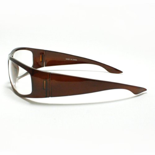 JuicyOrange Mens Biker Eyeglasses Clear Lens Motorcycle Riding Glasses4