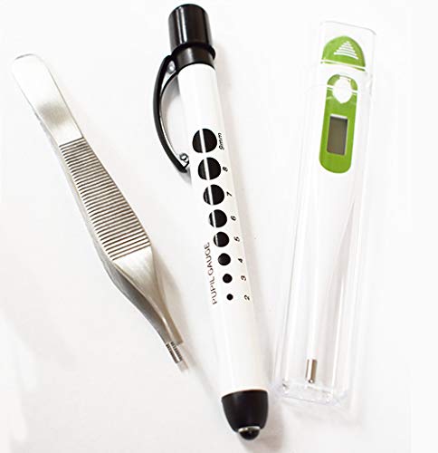 Dr Instruments S-Pak - Veterinary Student Training Kit - Stainless Steel Tools, Carry On Case, Includes Thermometer, Penlight And Reflex Hammer And More. #TOP5