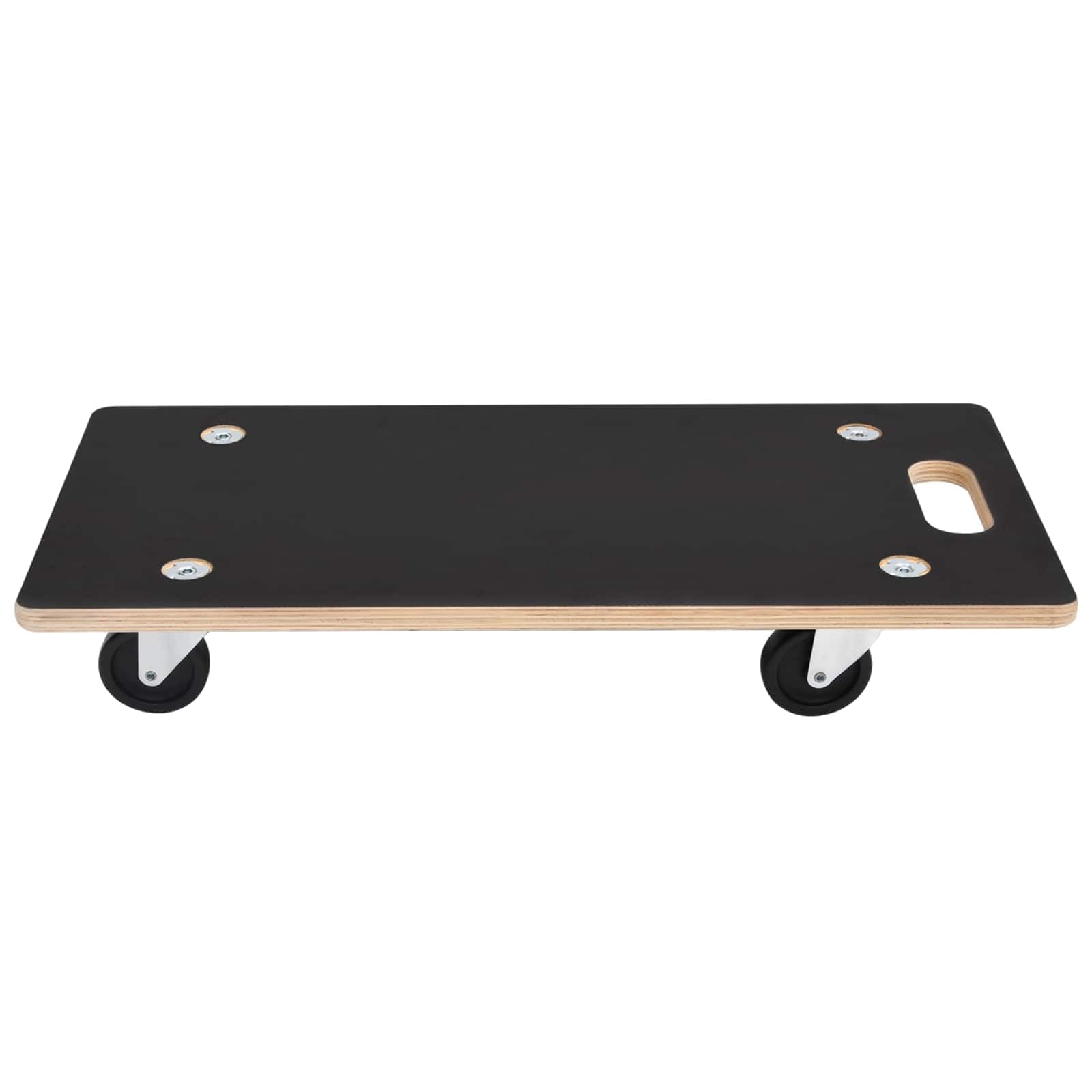 Transportwagen 6er Set 60 x 40 x 11 cm Rollbrett aus Sperrholz belastbar bis 250 kg für Werkstatt und Lager