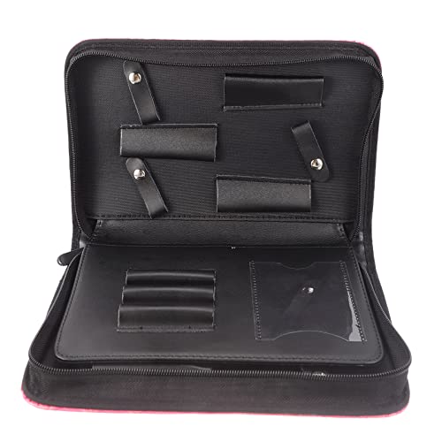 Healeved Scissor Holder Case for Hairdressers Barber Clipper Bag Leather Pouch for Salon Tools