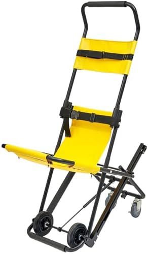 Portable Stair Lift Chair - Manual Folding Chair for Elderly Home and Outdoor Transfers, Supports Up to 350 Lbs