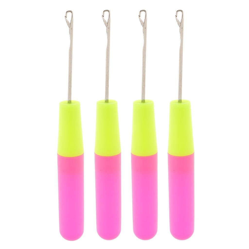 LOOM TREE® 3X4Pieces Weaving Latch Hook Dreadlock Crochet Needle Set for Micro Braid Hair | Hair Care & Styling | Hair Extensions & Wigs | Wig & Extension Supplies-image-47