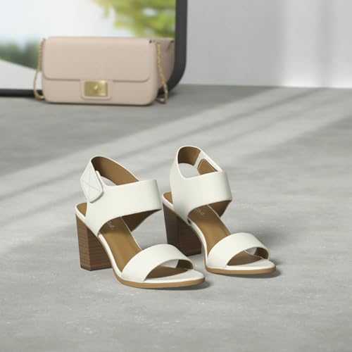 Image of Soda Wait-A ~ Women Open Round Toe Chunky Heel Ankle Strap High Heel Dress Sandals