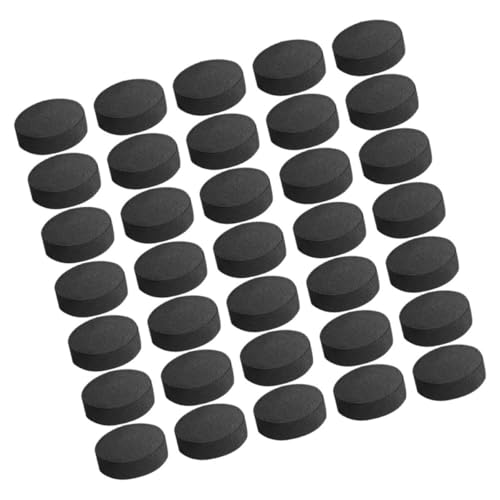 YARNOW 70 Pastillas de Carbón Vegetal para Parrilla al Aire Libre Carbón Portátil para Fuego Rápido para Cocina Camping y Fogata sin Humo Bolsa de 40 MM 70 Unidades