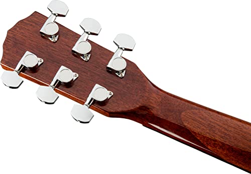 Image of Fender CC-140SCE Concert Cutaway Acoustic Guitar, Sunburst, with Case