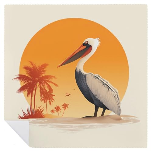 Servilletas Extrasuaves Reutilizables con Estampado de Atardecer para Mesa 7